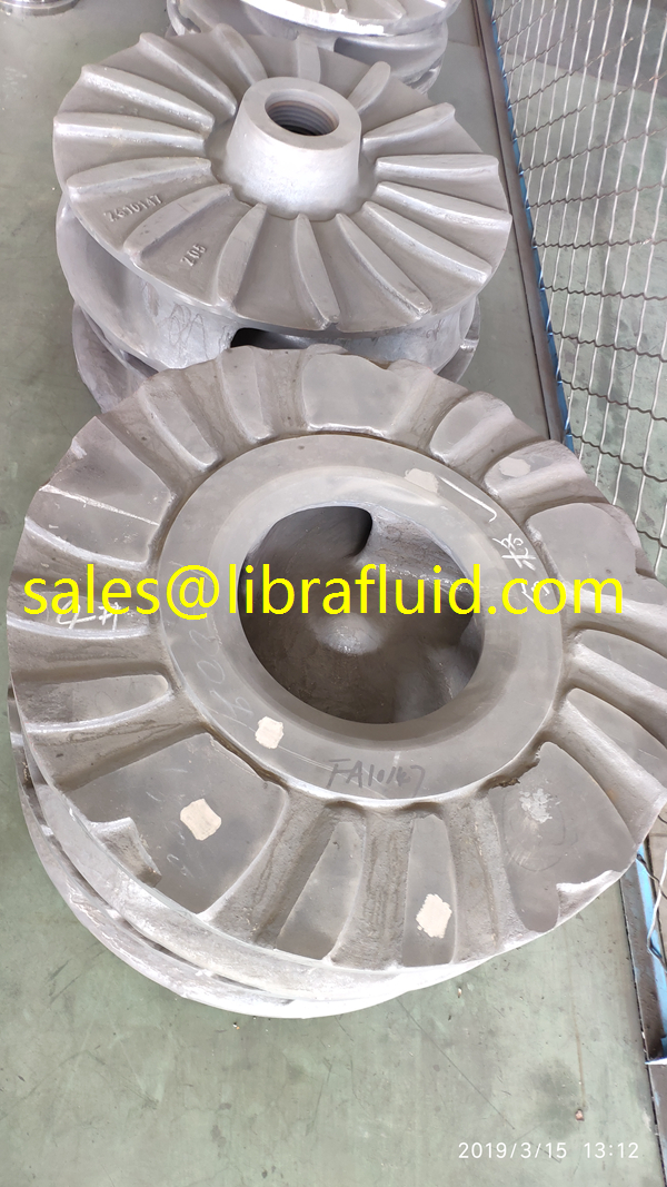 High Chrome Slurry Pump Impeller Manufacturer Slurry Pump Parts And