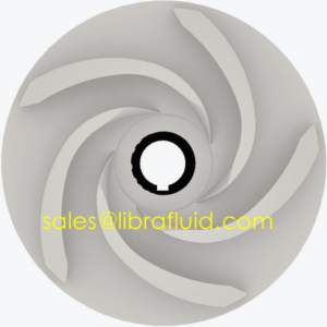 Plastic pump impeller