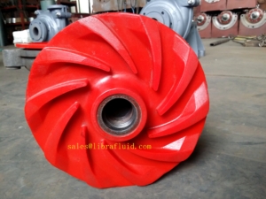 Polyurethane slurry pump impeller